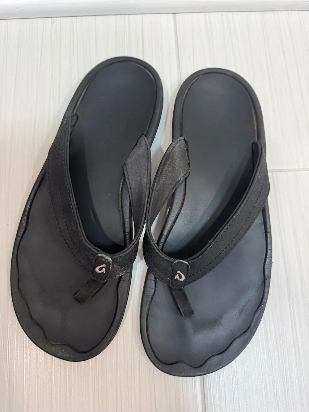 Black Olukai Women’s Flip Flop Sandals - Comfortable Everyday Wear